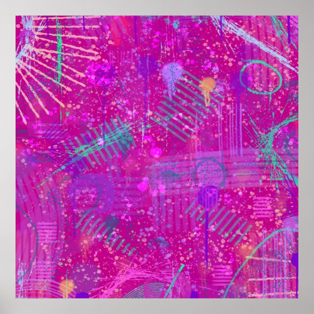 Poster Abstract Art: A Real Personality  (Frente)