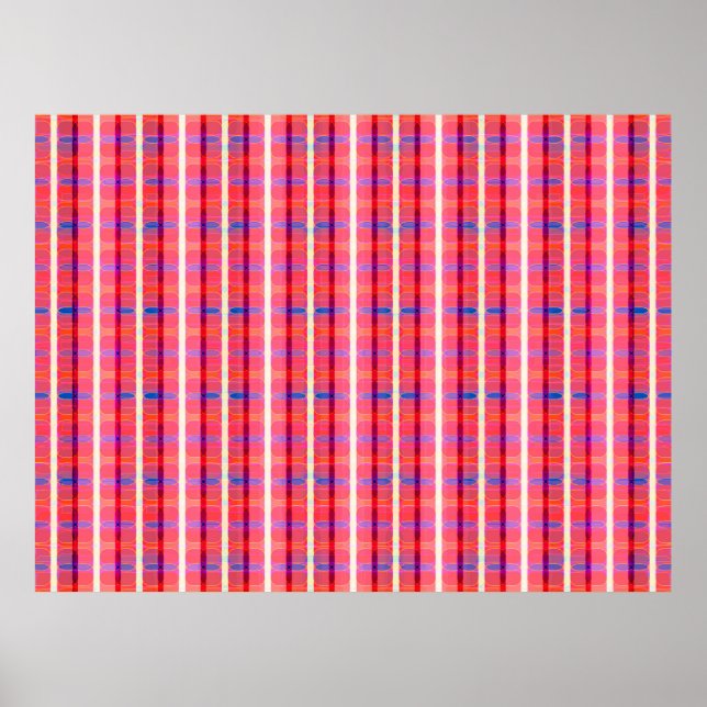 Poster abstract background, colorful intersecting striped (Frente)