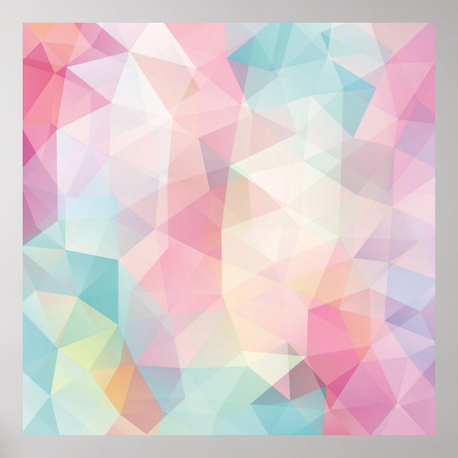 Poster abstract background consisting of trianglesbackgro (Frente)
