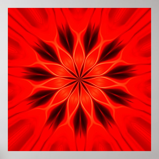 Poster Abstract background. Geometric oriental kaleidosco (Frente)
