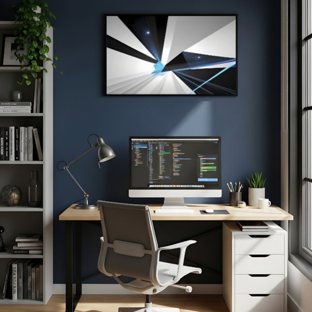 Poster Abstract Cosmic Portal (Criador carregado)