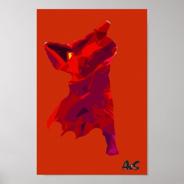 POSTER ABSTRACT DANCER (Frente)
