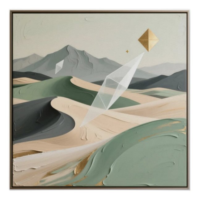 Pôster Abstract Design Wall Art (Frente)