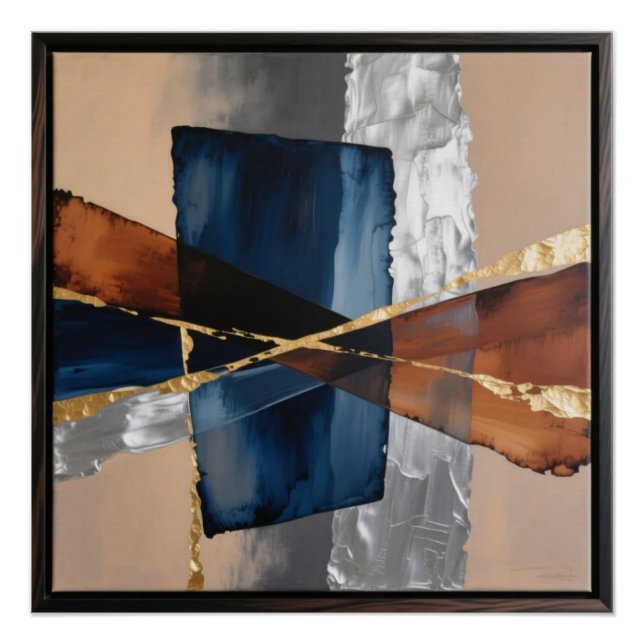 Pôster Abstract Design Wall Art (Frente)