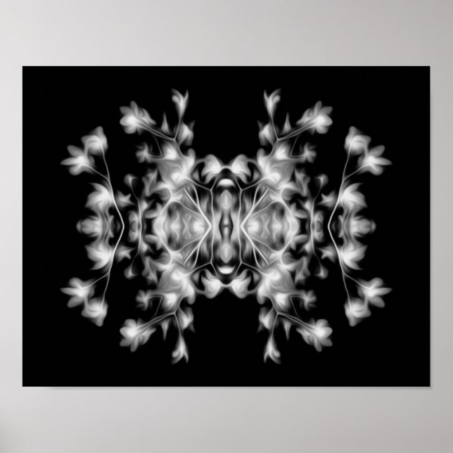 Pôster Abstract Floral Graphic Pattern (Frente)