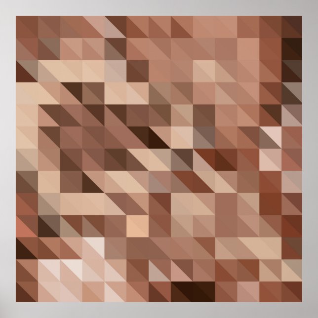 Poster Abstract geometric background looks like stylized  (Frente)