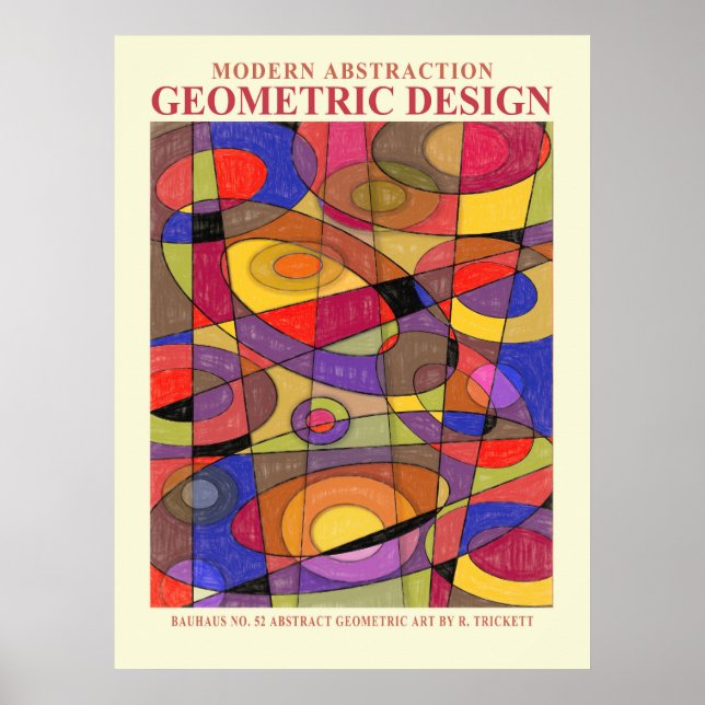 Pôster Abstract Geometric EP No. 4 (Frente)