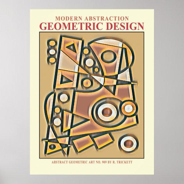 Pôster Abstract Geometric EP No. 6 (Frente)