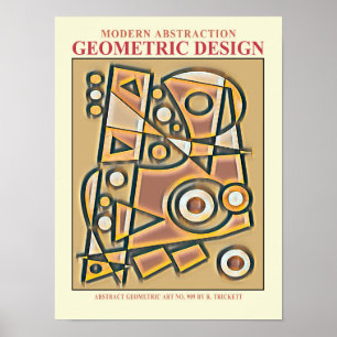 Pôster Abstract Geometric EP No. 6
