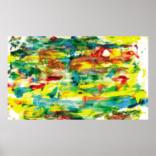 Poster abstract hand draw oil painting composition. colo