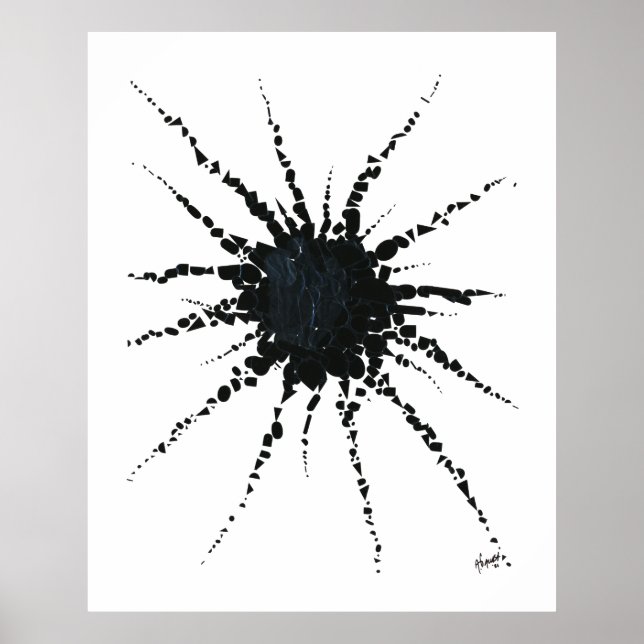 Pôster Abstract in Tape & Letterforms 3 (Frente)