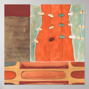 Poster Abstract Parade of Eggs by Erica J Vess