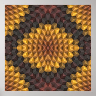 Poster Abstract pattern manipulationabstract,art,artistic