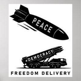 Poster Abstract Peace Freedom Delivery Minimalist Art