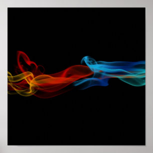 Pôster Abstract smoke canvas print