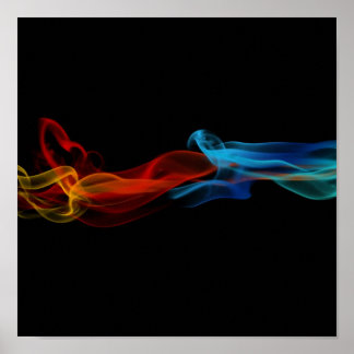 Pôster Abstract smoke canvas print