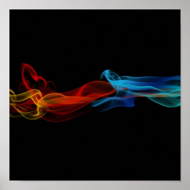 Pôster Abstract smoke canvas print (Frente)