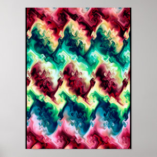 Poster Abstract Waves of Color