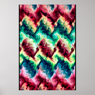 Poster Abstract Waves of Color