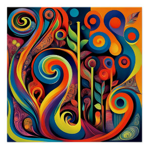 Pôster Abstracta Psychedelica 12