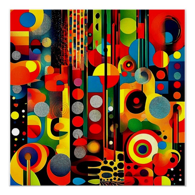 Pôster Abstracta Psychedelica 2 (Frente)