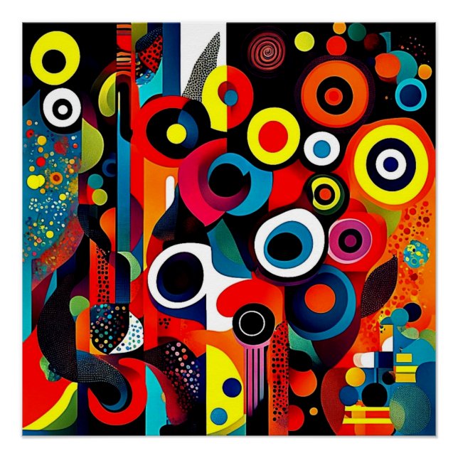 Pôster Abstracta Psychedelica 4 (Frente)
