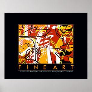 Poster abstraction art decor