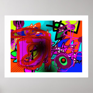 Pôster abstraction for walls, prints