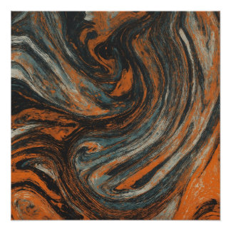 Pôster Abstraction Terrestre 