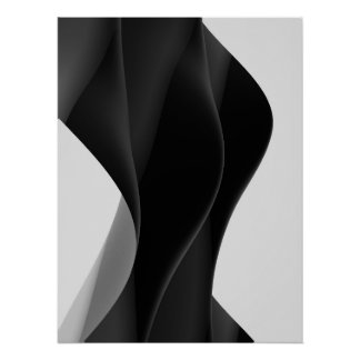 Pôster Abstrait BLACK