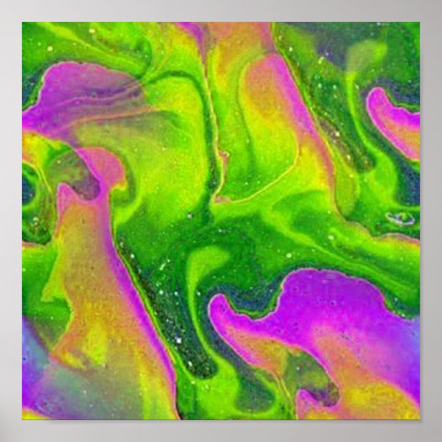 Pôster abstrato (Frente)