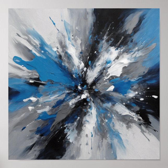 Poster Abstrato (Frente)