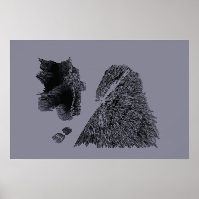 Poster abstrato (Frente)