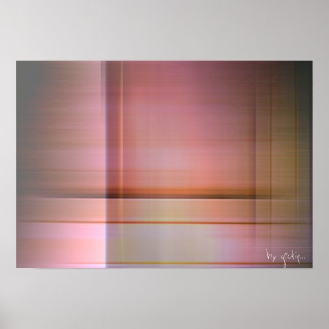 Pôster abstrato (Frente)