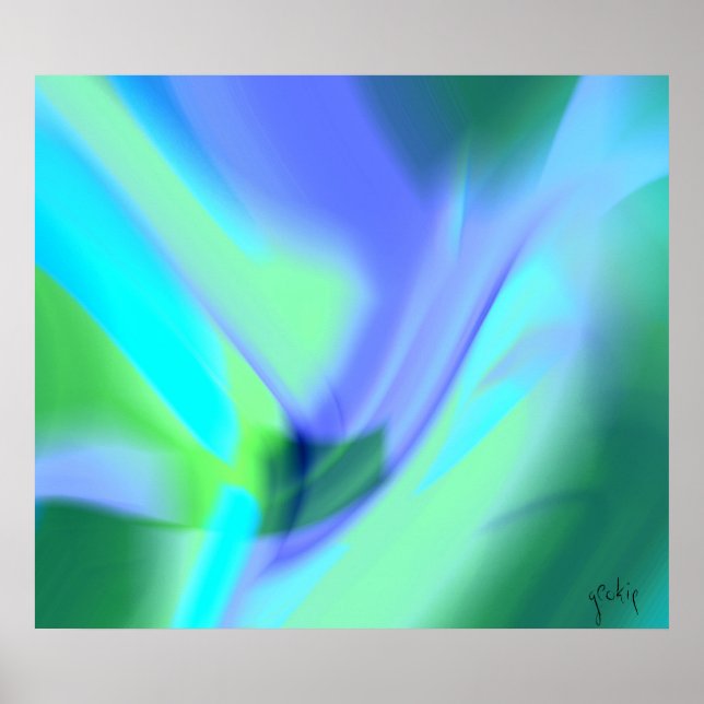 Pôster abstrato (Frente)