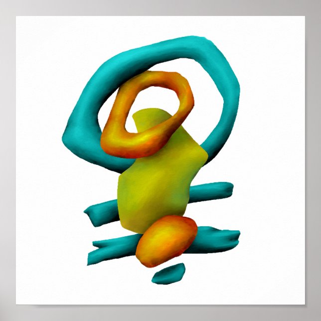 Poster Abstrato (Frente)