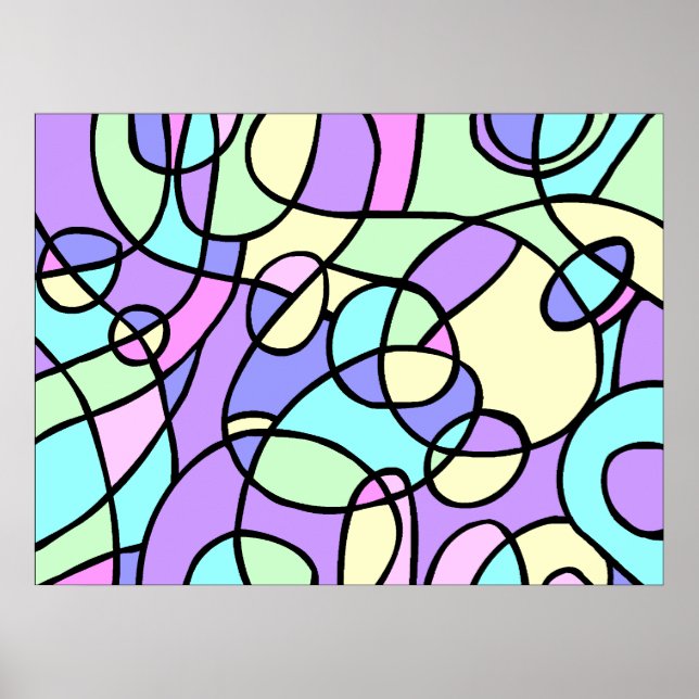 Poster Abstrato (Frente)