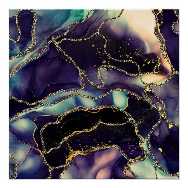 Pôster abstrato (Frente)