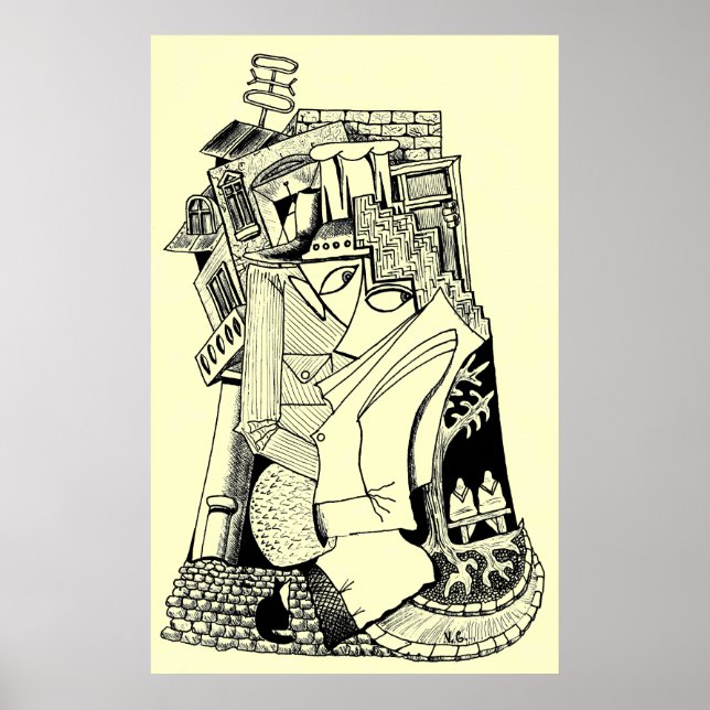 poster abstrato (Frente)