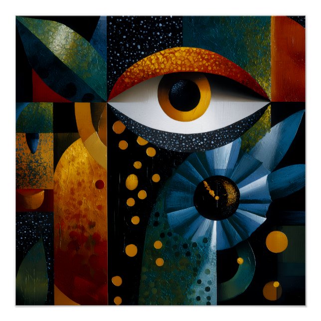 Pôster Abstrato (Frente)