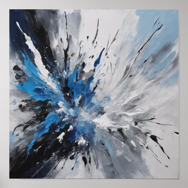 Poster Abstrato (Frente)