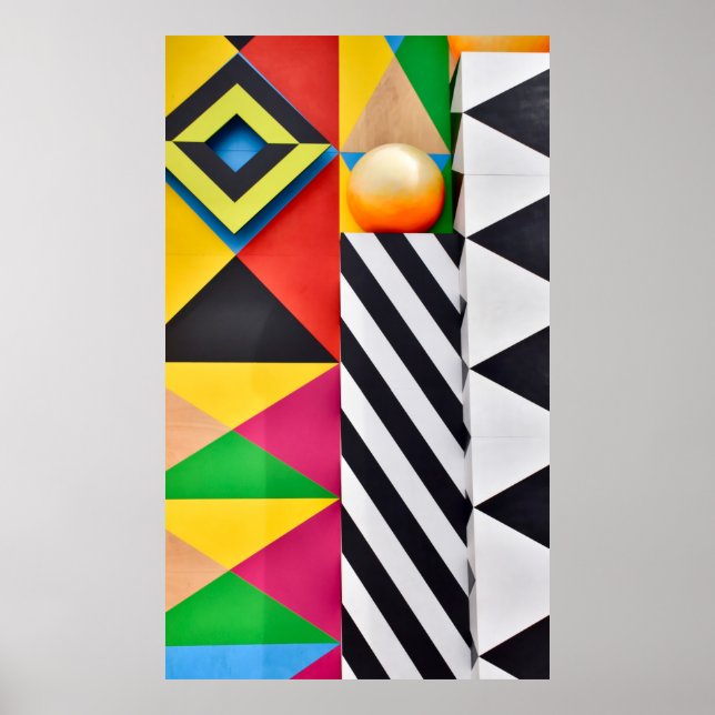 Poster Abstrato (Frente)