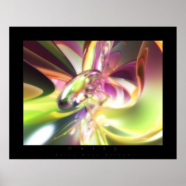 Poster Abstrato (Frente)