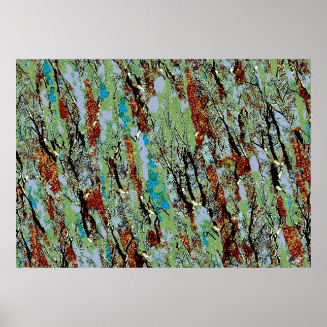 Pôster abstrato (Frente)