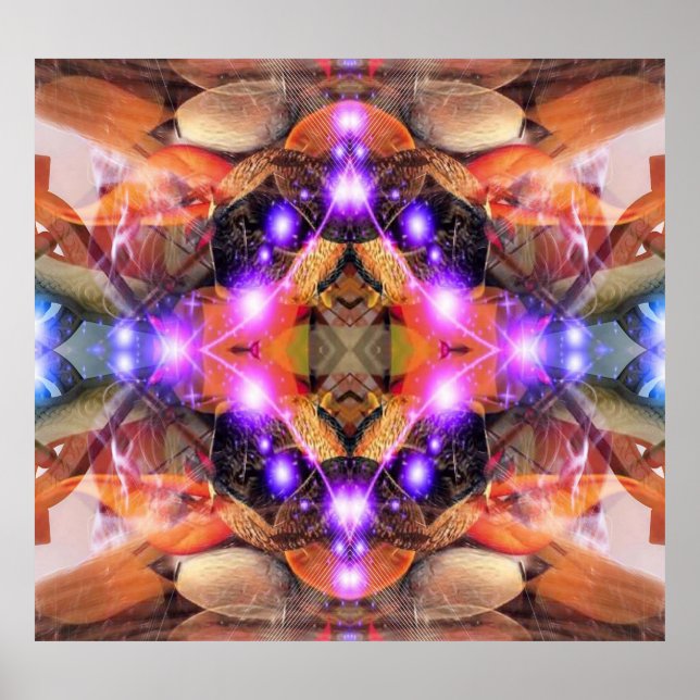 Pôster Abstrato (Frente)
