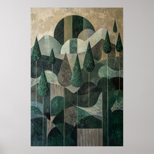 Poster abstrato 870 (Frente)