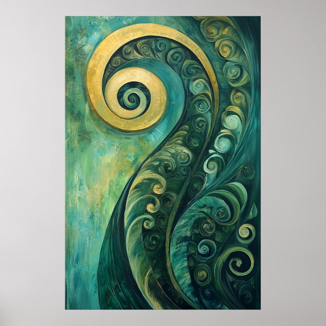 Poster abstrato 873 (Frente)