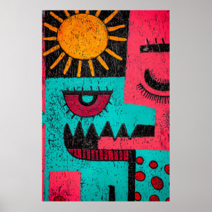 Poster abstrato 878