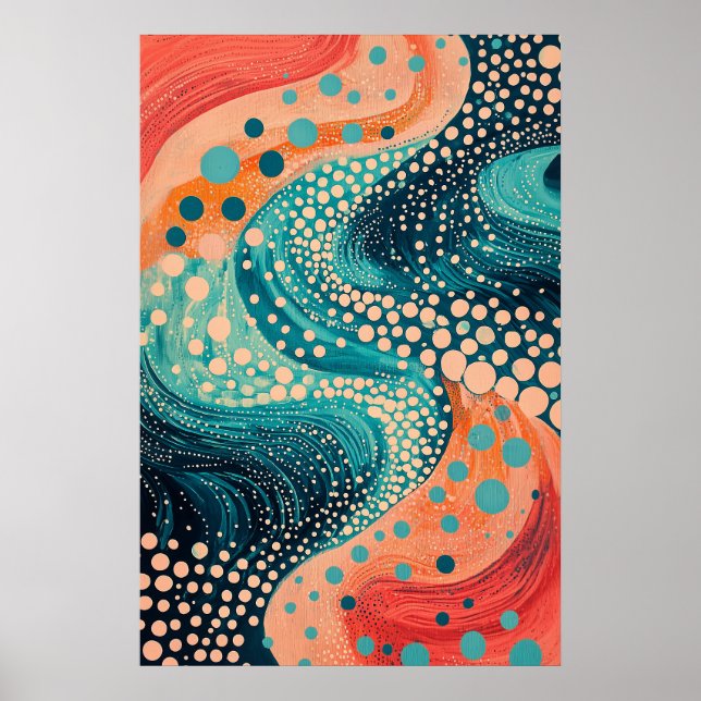 Poster abstrato 884 (Frente)