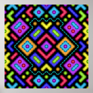 Poster Abstrato alongado